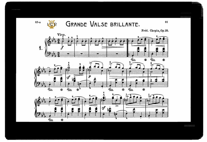 Waltz No.1, Op.18 in E-Flat Major, Sample, Peters ...