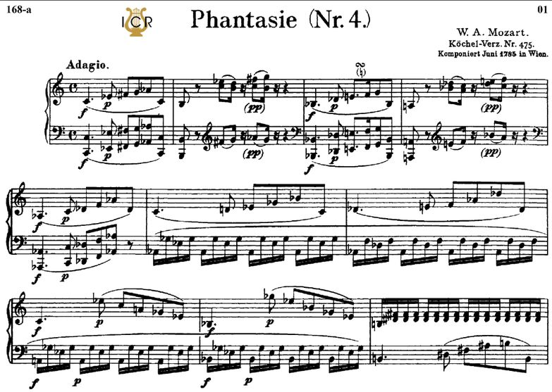 Fantasia No.4, K.475 in C minor, W.A Mozart, Breit...