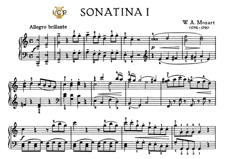 Viennese Sonatina No.1 in C Major K.439b No.1 (Hei...