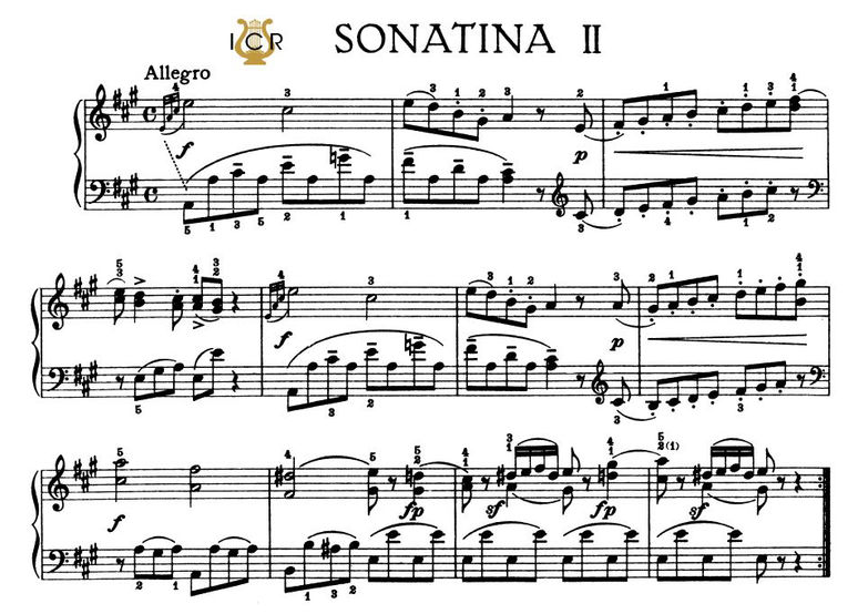 Viennese Sonatina No.2 in A Major K.439b No.2 (Hei...