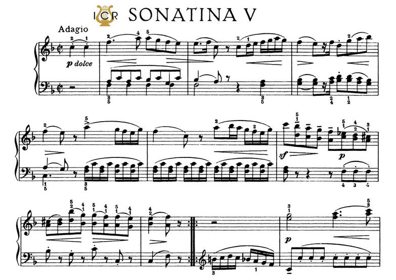 Viennese Sonatina No.5 in C Major K.439b No.5 (Hei...