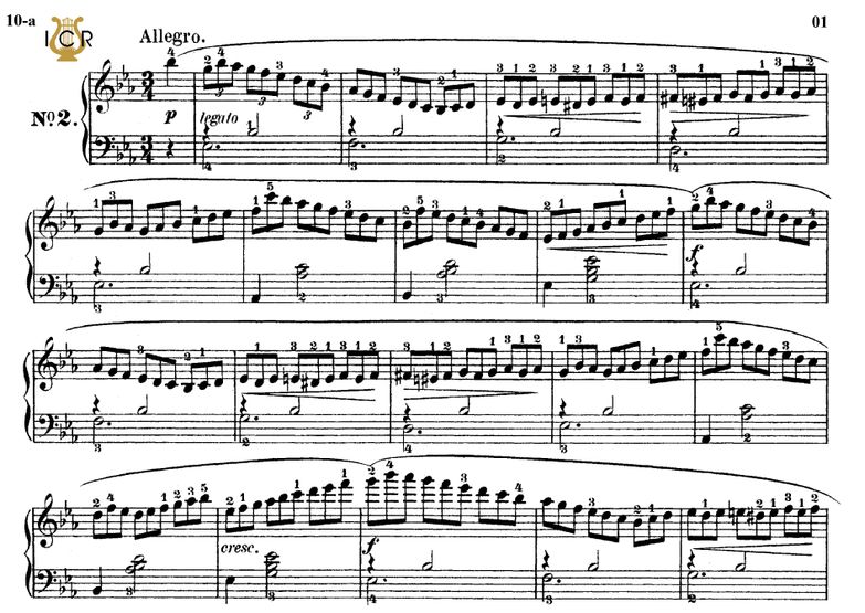 Impromptu Op.90 No.2 in E-Flat Major, F.Schubert, ...