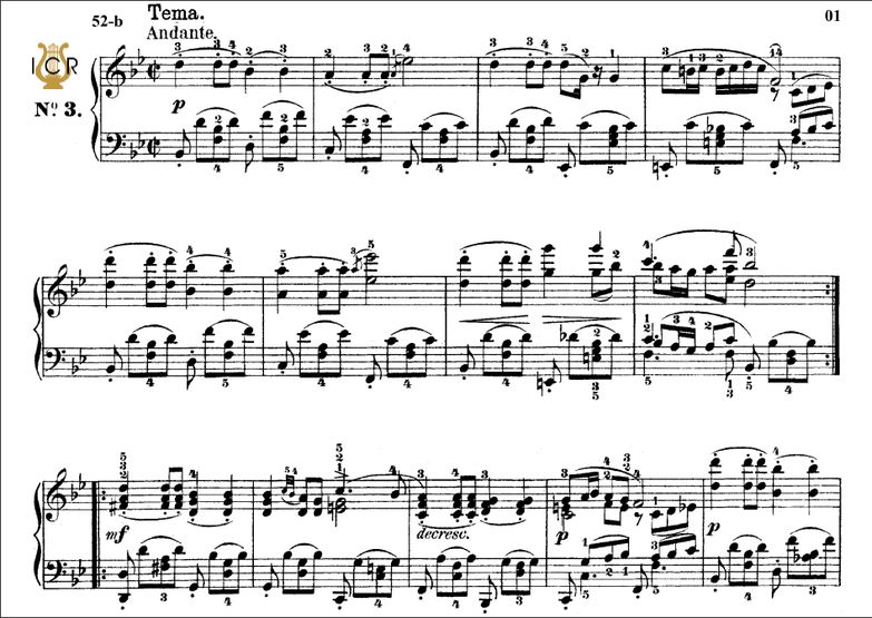 Impromptu Op.142 No.3 in B-Flat Major, F.Schubert,...