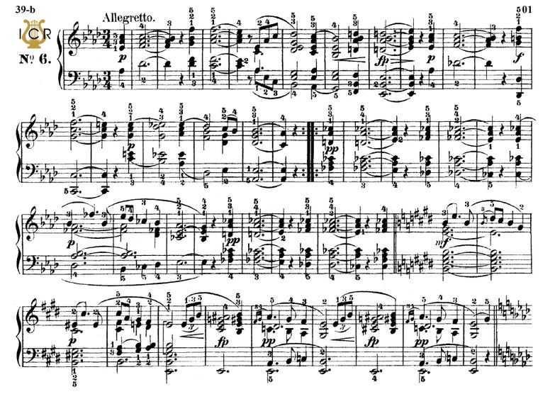 Moment Musical Op.94 No.6 in A-Flat Major, F.Schub...