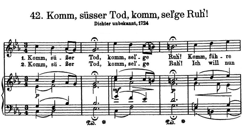 Komm, süsser Tod, komm, sel'ge Ruh! BWV 478, High ...
