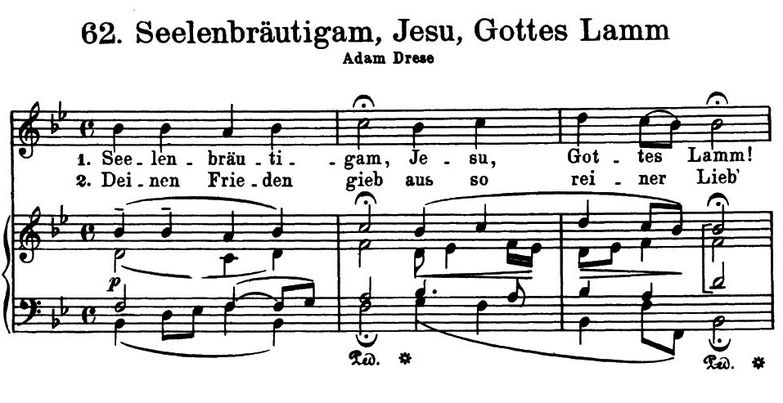 Seelenbraütigam, Jesu, Gottes Lamm BWV 496, High V...