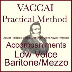 For Mezzo-soprano, Baritone, or Light Countertenor...