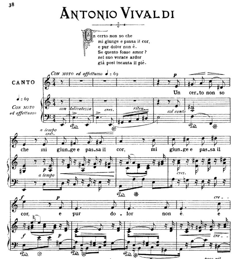 Un certo non so che, Medium Voice in A Minor, A.Vi...