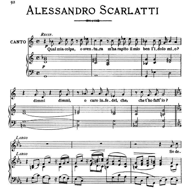 Se delitto è l'adorarti, Medium Voice in C Minor, ...