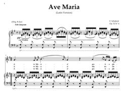 Ave Maria D. 839 in G Major (Baritone)