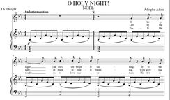 O Holy Night (Noël) in E-Flat Major (Soprano/Tenor...