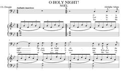 O Holy Night (Noël) in B-Flat Major (Bass/Baritone...