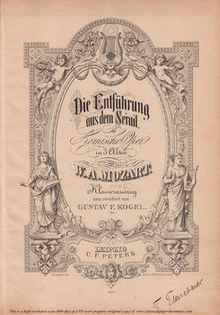 Die Entführung aus dem Serail, Ed. Peters (1881), ...