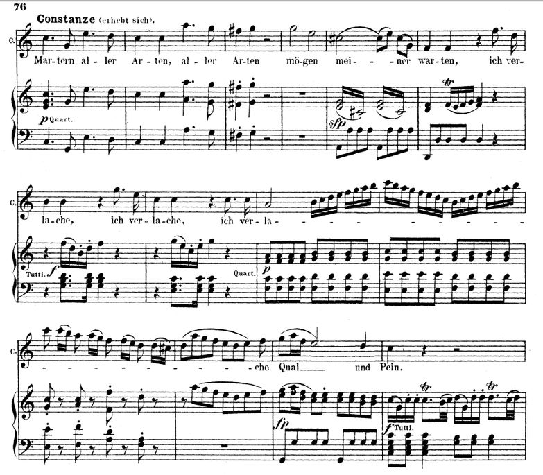 Martern Alle Arten (Soprano Aria). W.A.Mozart: Die...