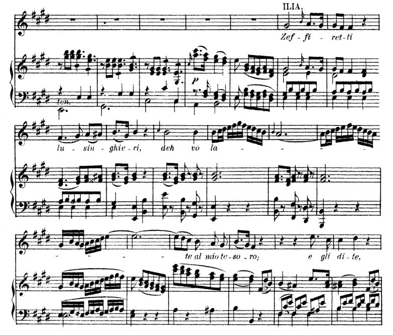 Zeffiretti lusinghieri (Soprano Aria). W.A.Mozart:...