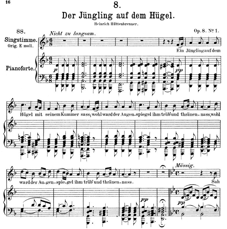 Der Jüngling auf dem hügel D.702 in D Minor, F. Sc...