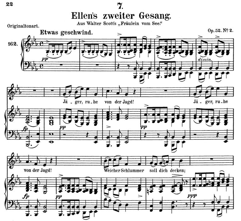 Ellen's Gesang II, D.838 in E Flat Major. F. Schub...