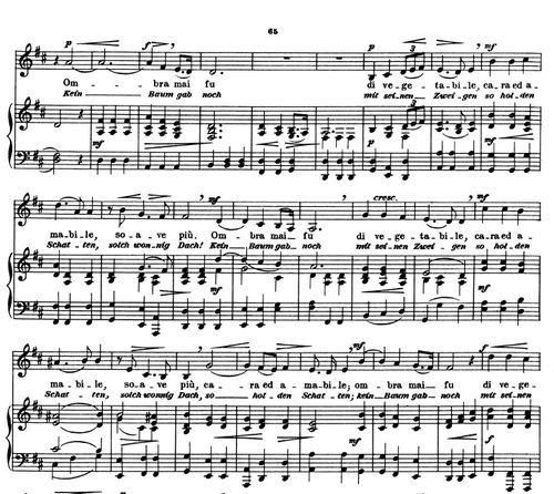 G.F Handel: Ombra Mai Fu Partitions pour SSA/Accompagnement Piano SSA 