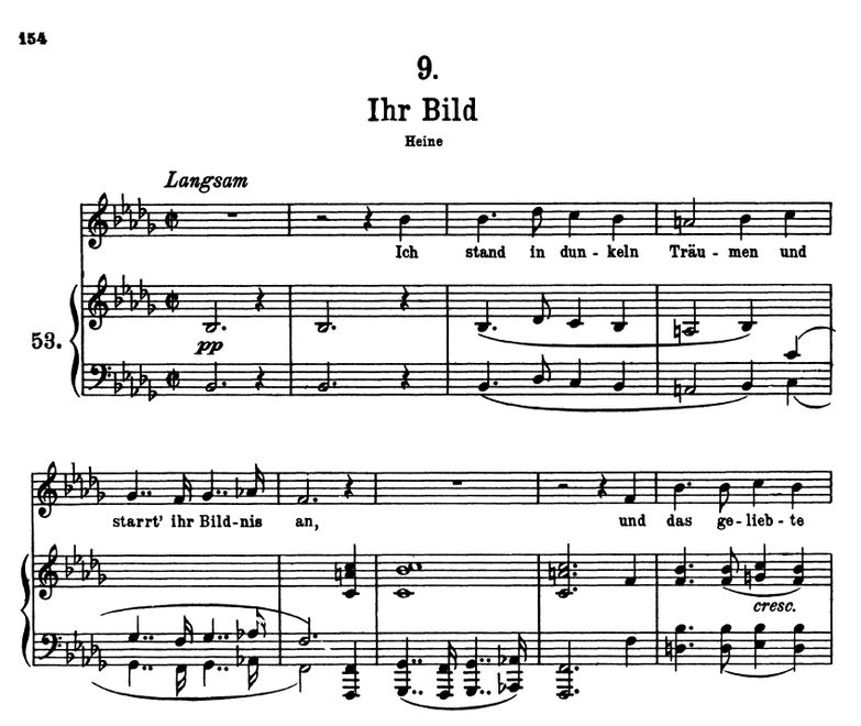 Ihr Bild D.957-9, B Moll, F. Schubert. Band I. Pet...