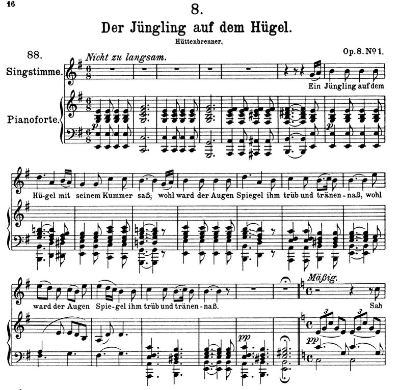 Der Jüngling auf dem Hügel D.702  Moll, F. Schuber...