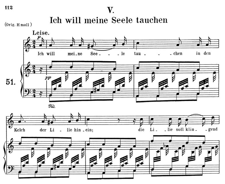 Ich will meine Seele tauchen Op.48 No.5, a-moll, R...