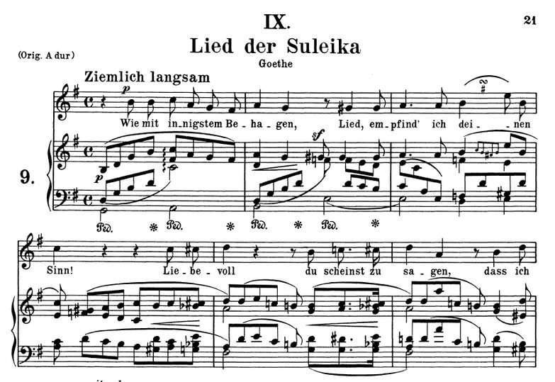 Lied der Suleika Op 25 No.9, G-Dur, R.Schumann (My...