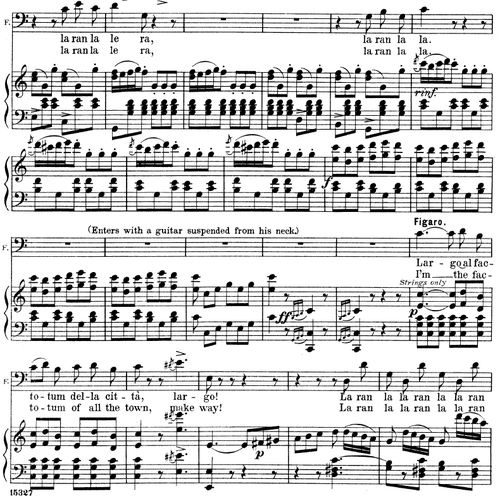 Largo Al Factotum Spartito Largo Al Factotum Spartito