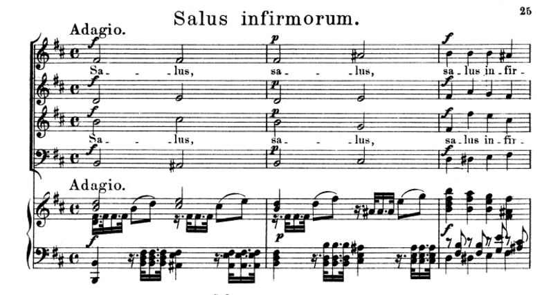 03 Salus infirmorum: Solo Quartet SATB, Choir SATB...