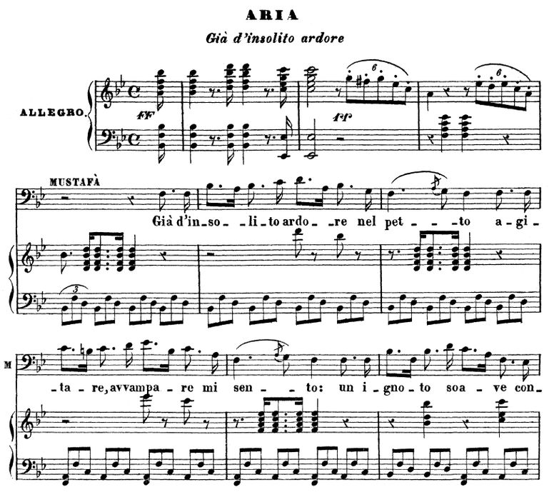 Già d'insolito ardore. Recitative and Aria for Bar...