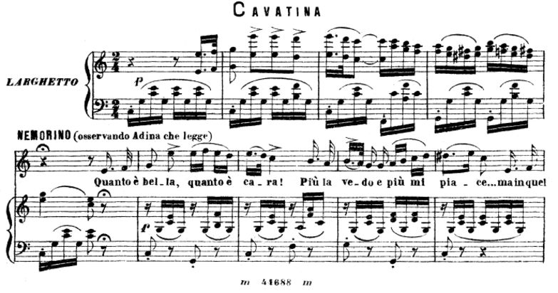 Quanto è bella, quanto è cara: Cavatina for Tenor ...