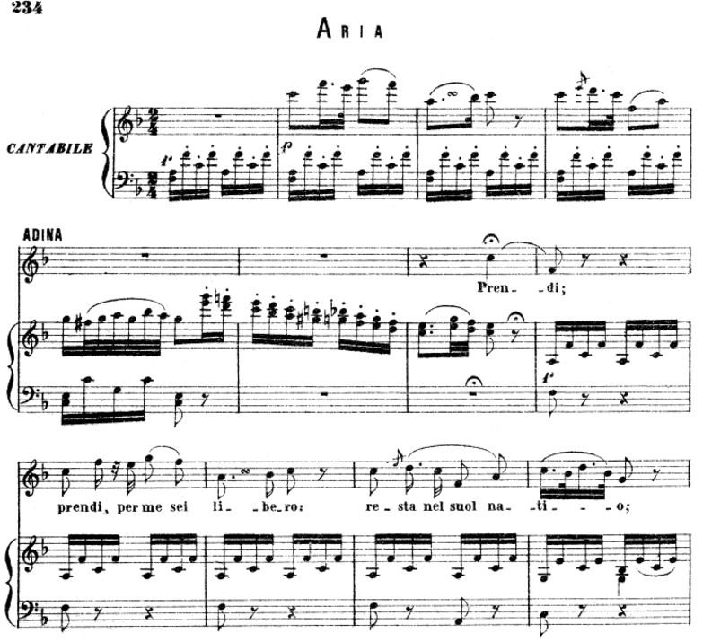 Prendi, per me sei libero : Aria for Soprano (Adin...